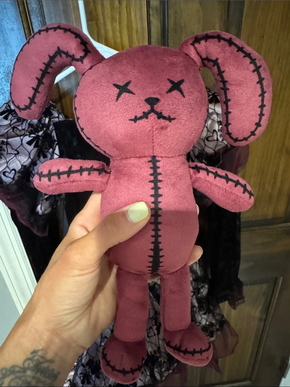 Spirit Rose Marionette Costume - Pink & Black